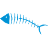 Fischgräte Fisch Gräte Skelett