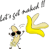banane se déshabiller