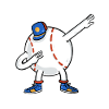 Dabbing Baseball Ball