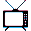 3d tv tv retro antenna screen television
