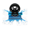 Car tires and aquaplaning