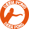 beer pong player player logo