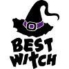 Best Witch, Witchcraft, Halloween, Magic, Hat