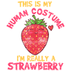 Strawberry. Human Costume