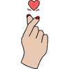 FINGER HEART