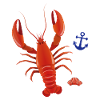 Lobster anchor and mussel