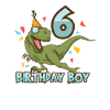 Dino 6 Birthday