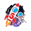 Rocket 5th Birthday Space Astronaut