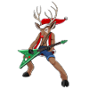 Christmas Rock Reindeer