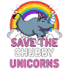 Gem The Chubby Unicorns Rhino Magical Rainbow