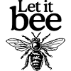Let It Bee Beekeeper Quote Design (two-color)