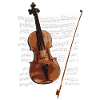 Violon sur partitions