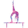Gymnastics painting