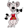 mouse and free weights