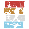 Football T-Shirt Retro Vintage Football Player