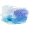 watercolour blue
