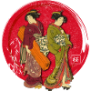 Two Geishas