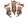 Loutres Noël
