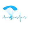 Paragliding heart pulse