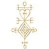 Ástarstafur, Love Charm, Magic Rune Amulet