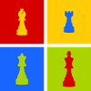 farbenfrohe Schachfiguren