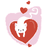 White love Cat