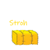 Warum liegt hier Stroh?