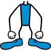standing body without head clipart cartoon cartoon