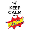 Tenåring T-skjorte Keep Calm Bazinga