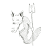 Merfox - half Fox, half Mermaid