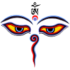 Wisdom Eyes Of Buddha - Bodhnath Temple Eyes OM 2
