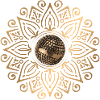 Golden Mandala with Petanque Ball