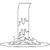 minimal waterfall