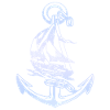 Cooles Anker Segelboot Design