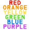 Couleurs arc-en-ciel LGBT