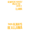 Lustige Tiere Llama