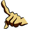Hand index finger