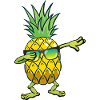 sommer ananas dab geschenk geschenkidee
