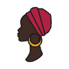Afrikanische Frau