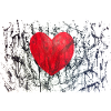 Coeur sous la pluie noire