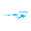 Diver diving