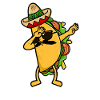 Dabbing taco taco lover