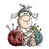 Funny Sheep With Wool Ball
