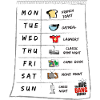 The Big Bang Theory Sheldon's calendar Teenage T-S