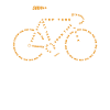 Cykling er liv design, cykel anatomi t-shirt, cykel