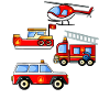 Pompiers pompiers véhicules