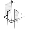 mittelfinger architektur Grafik abstrakt Symbol