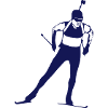 Biathlon - cross country skiing - skiing