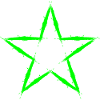 Star design icon green