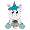 Einhorn mit Kaffee